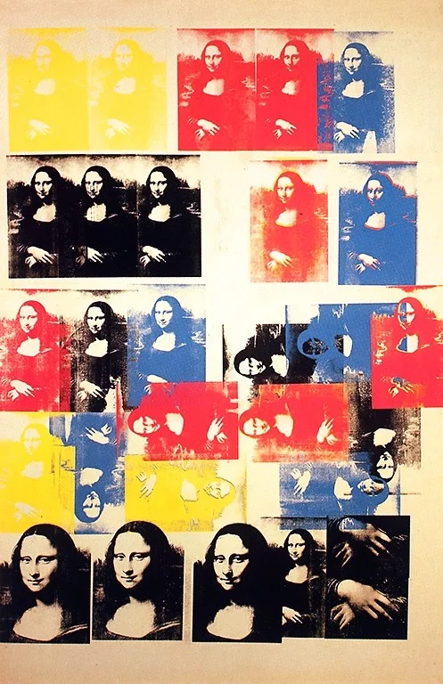 Andy Warhol's Colored Mona Lisa