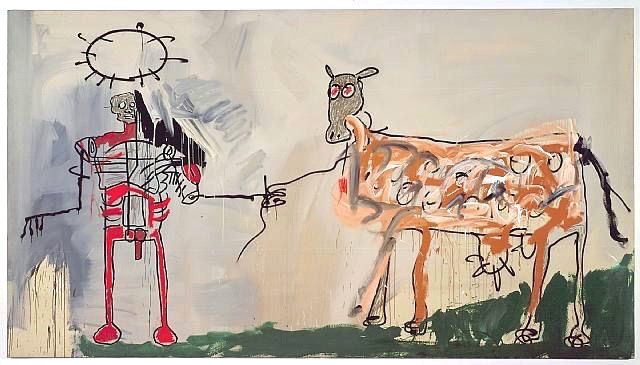 The Field Next to the Other Road by Jean-Michel Basquiat