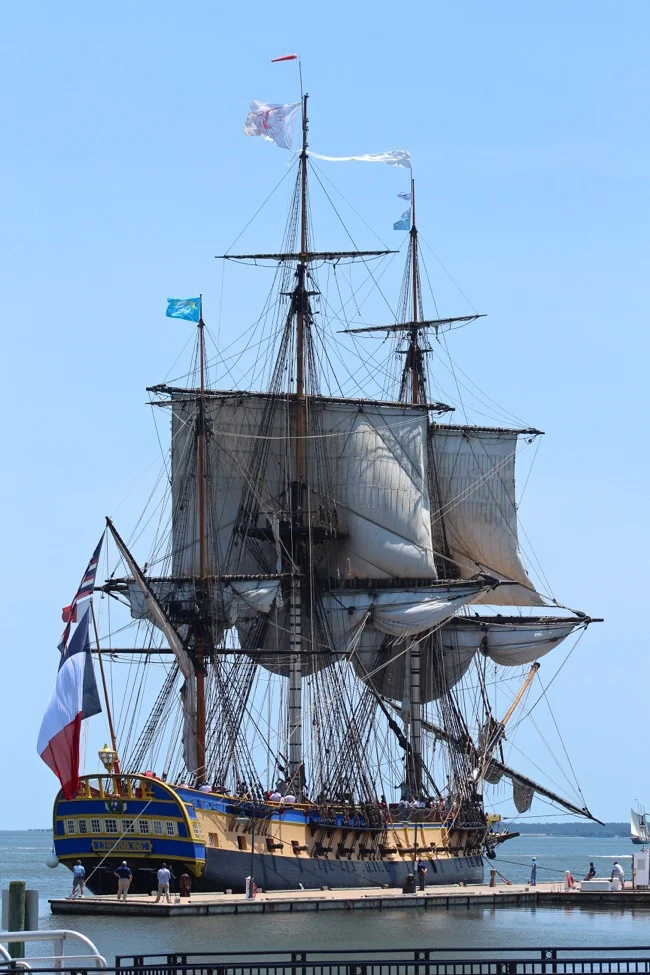 The Hermoine photographed by William R. Beebe