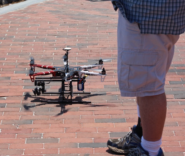 The Drone and its controller photographed by William R. Beebe