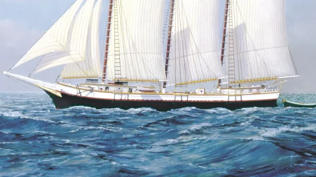 The Victory Chimes (detail shot) by William R. Beebe, SOLD