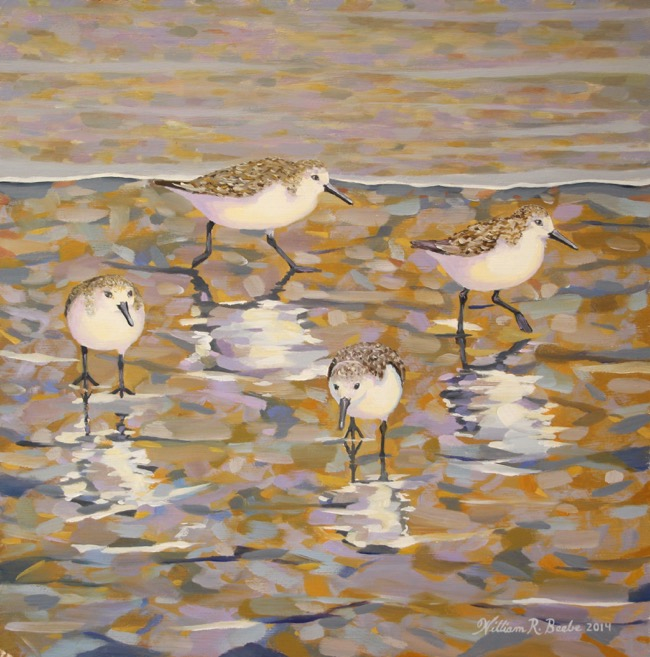 Reflections by William R. Beebe, 12 x 12, oil on board, SOLD