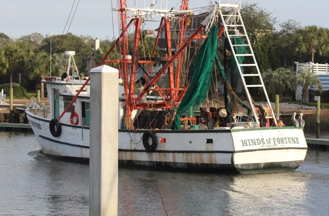Free ride on the Winds of Fortune in Shem Creek Charleston SC Photo by William R. Beebe