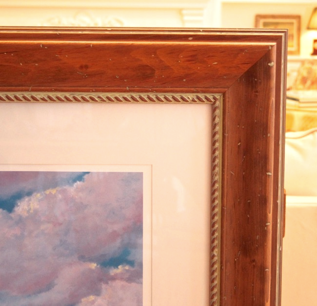 Schooners on the Bay, close-up of frame