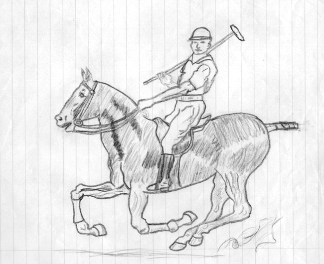 Drawing by a very young William R. Beebe