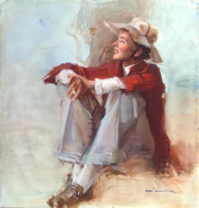 Katharine Hepburn portrait at the Smithsonian-National Portrait Gallery