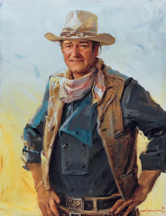 John Wayne portrait at the National Cowboy Hall of Fame
