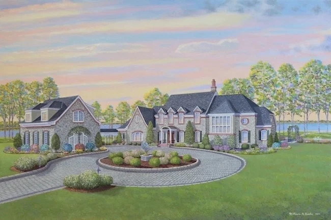 Commissioned painting by William R. Beebe