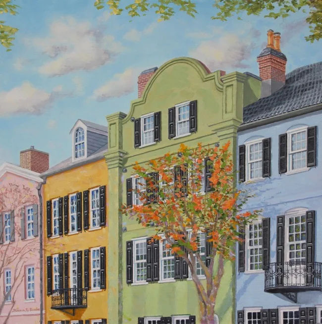 Colors of the Rainbow by William R. Beebe, 12 x 12, oil on board, $2400