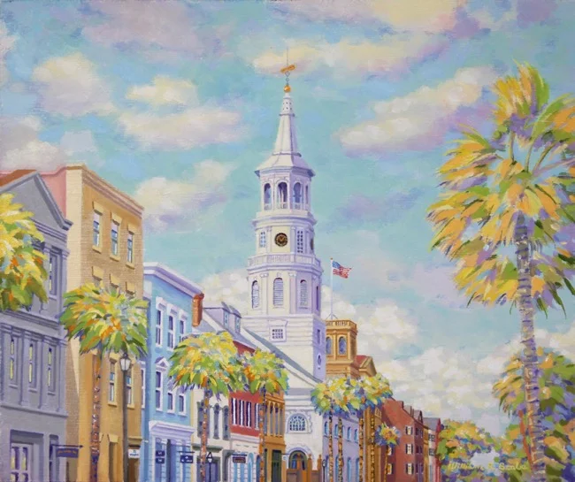 The Holy City by William R. Beebe, 10 x 12, oil on board, $2100