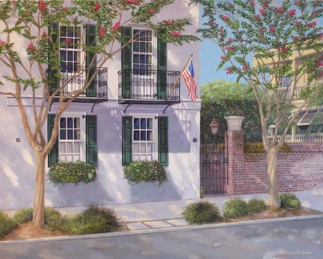 3 Meeting Street by William R. Beebe, 24 x 30, oil on board, $5800