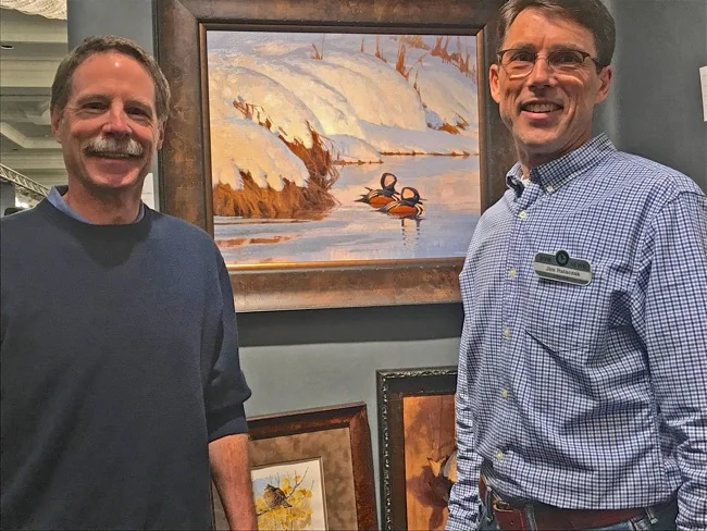 William R. Beebe (left) with Jim Rataczak at SEWE