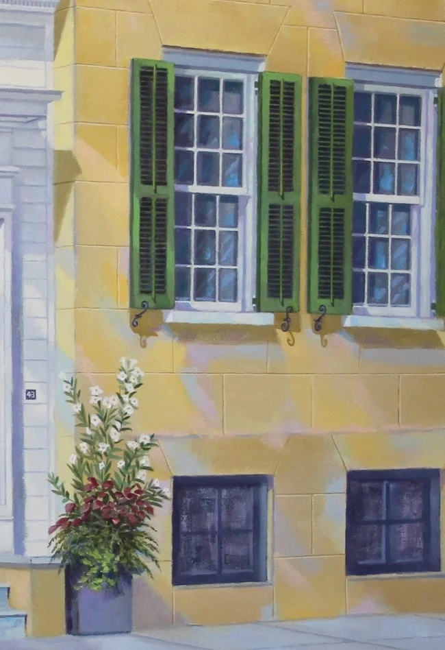 43 Meeting Street by William R. Beebe, detail shot