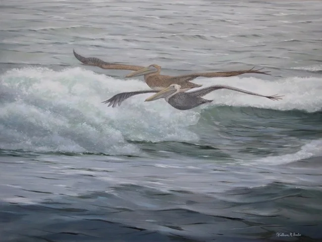 The Mentor by William R. Beebe, 30 x 40, oil on canvas, $5250