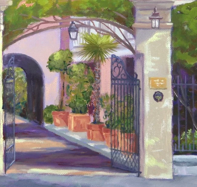 Beyond the Gate by William R. Beebe, arch details