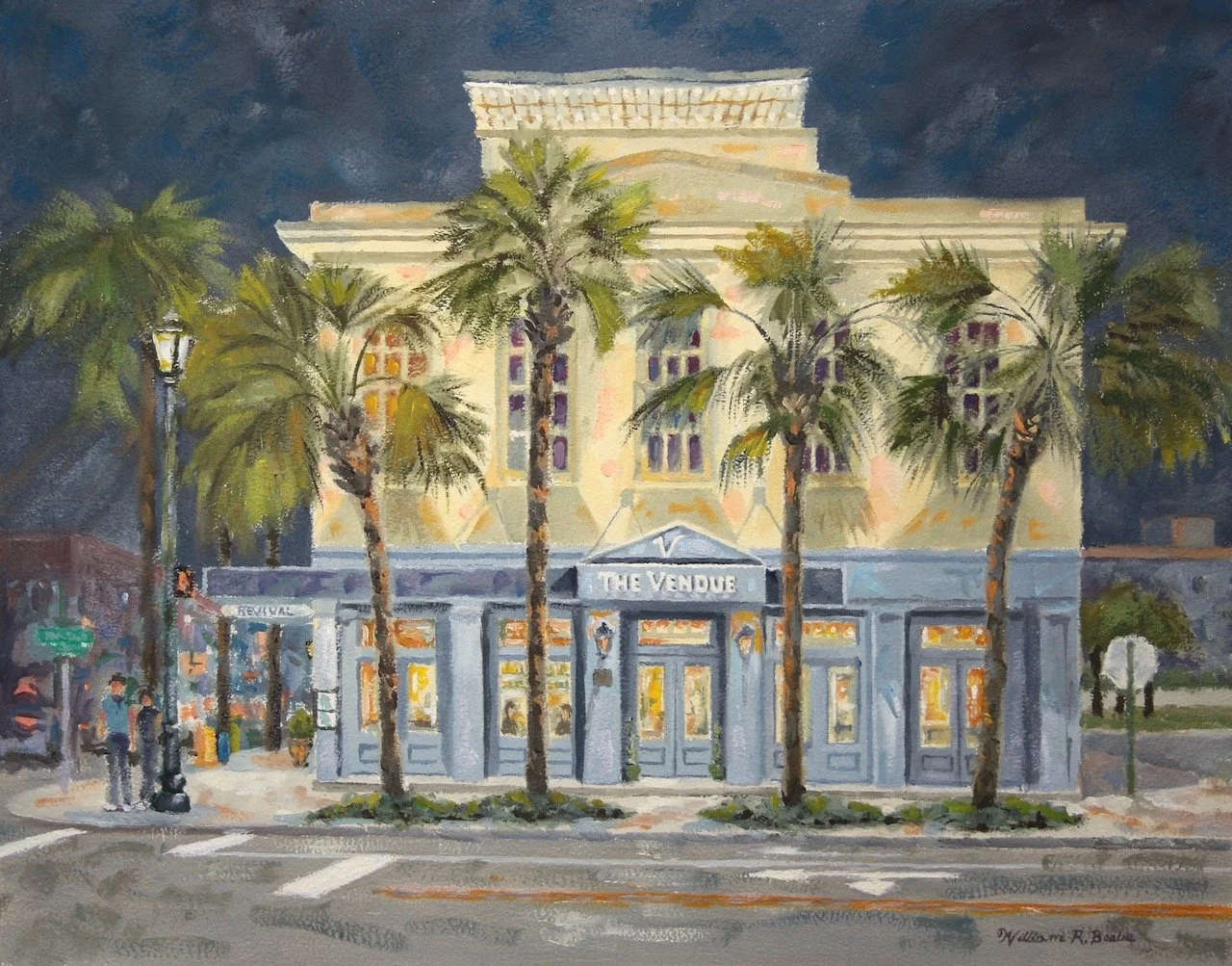 Night at The Vendue ~ Plein Air Style! 