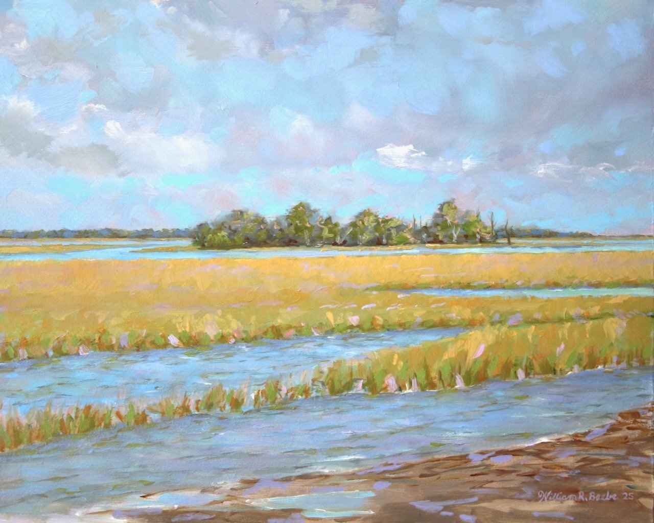 Lone Island on the Marsh