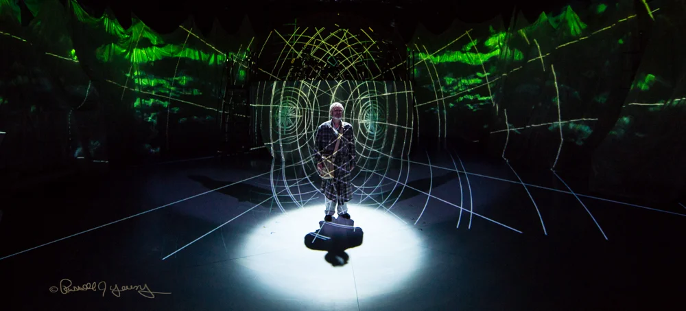 By EM Lewis Artists Repertory Theatre , Portland OR Directed by Damaso Rodriguez Projection Design by Megan Wilkerson Scenic Design by Stephanie Kerley Schwartz Costume Design by Bobby Brewer Wallin Lighting Design by Carl Faber Sound Design by Rody Ortega