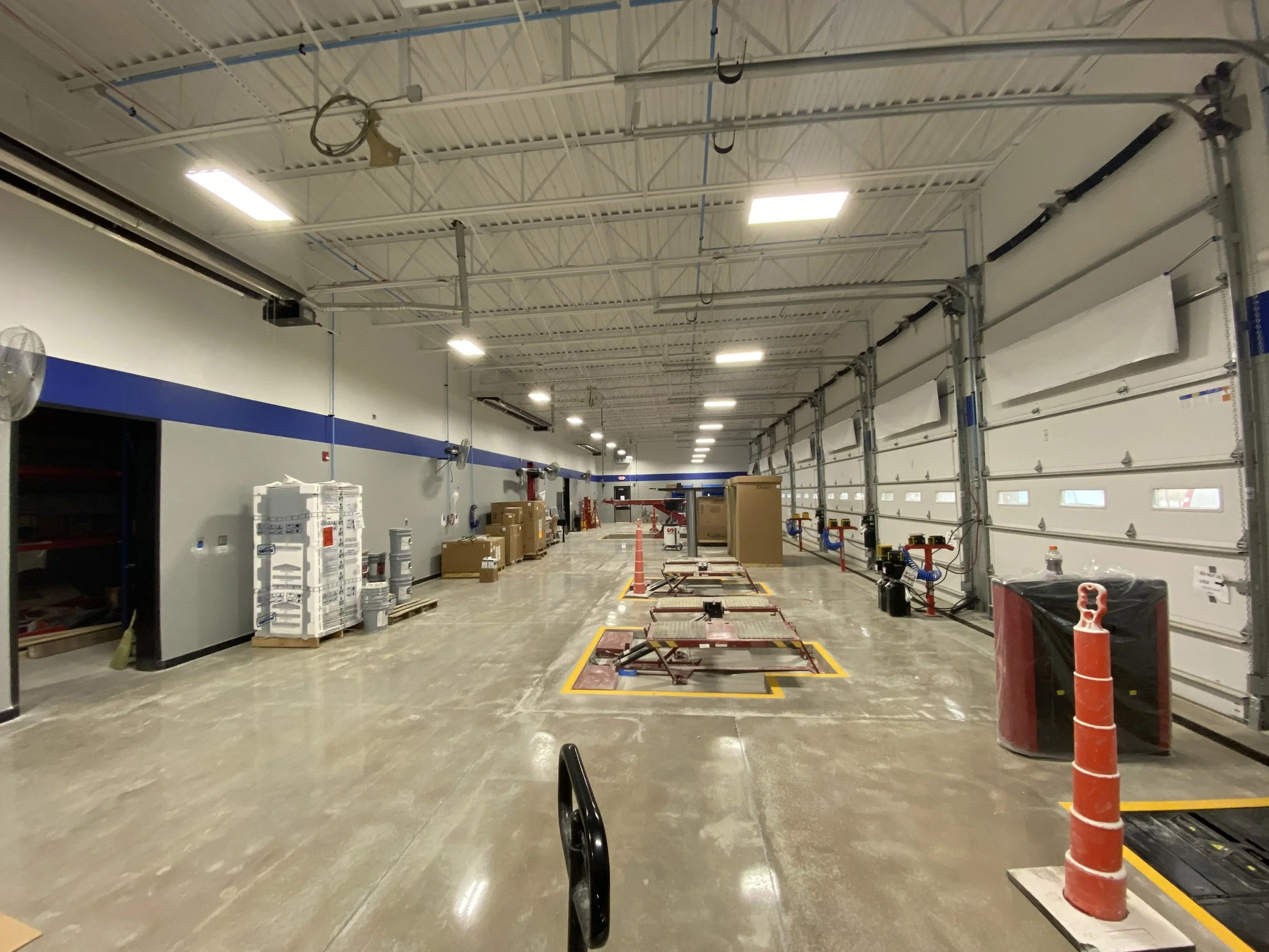 Interior Finishes @ Service Area 