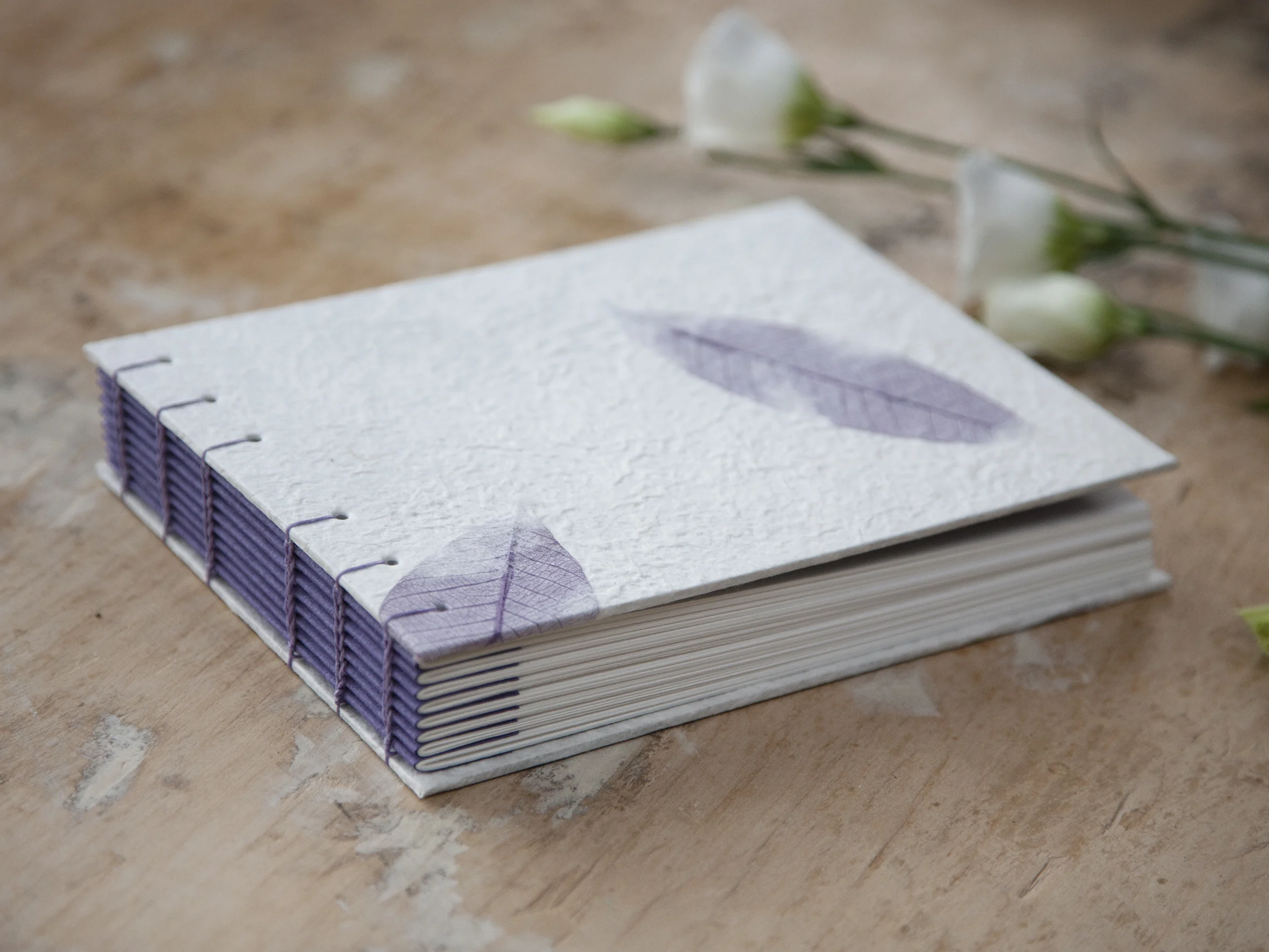 Bespoke Hand Bound Coptic Stitch Watercolour Sketchbook
