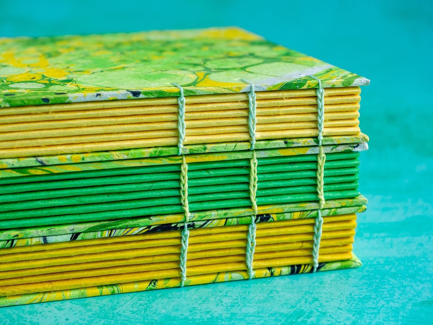 I&rsquo;m on my final day of isolation! 🥳 I can&rsquo;t wait to go for a run! And talking of running, this is the second batch of @theoreganoproject training diaries I made last year. This batch all have hand marbled covers. You can pick these up at