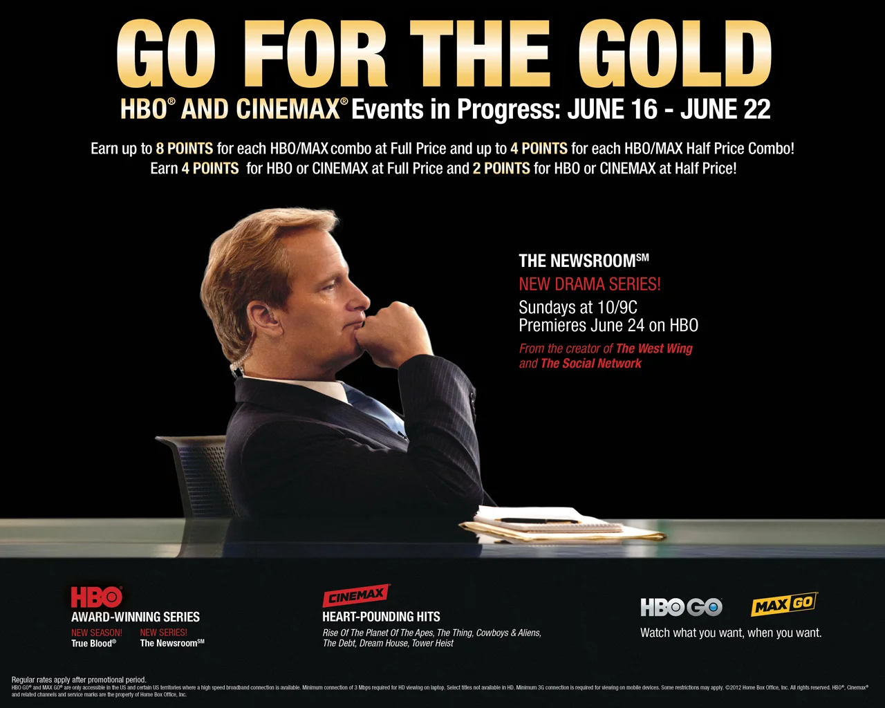 DISH Go For Gold HBO/MAX Incentive