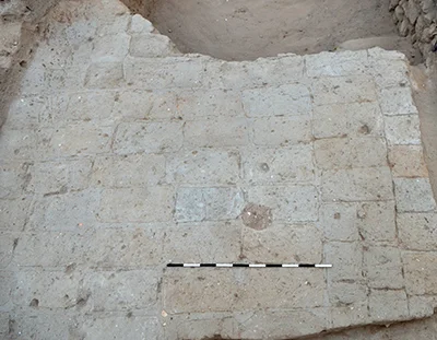 Mudbrick floor