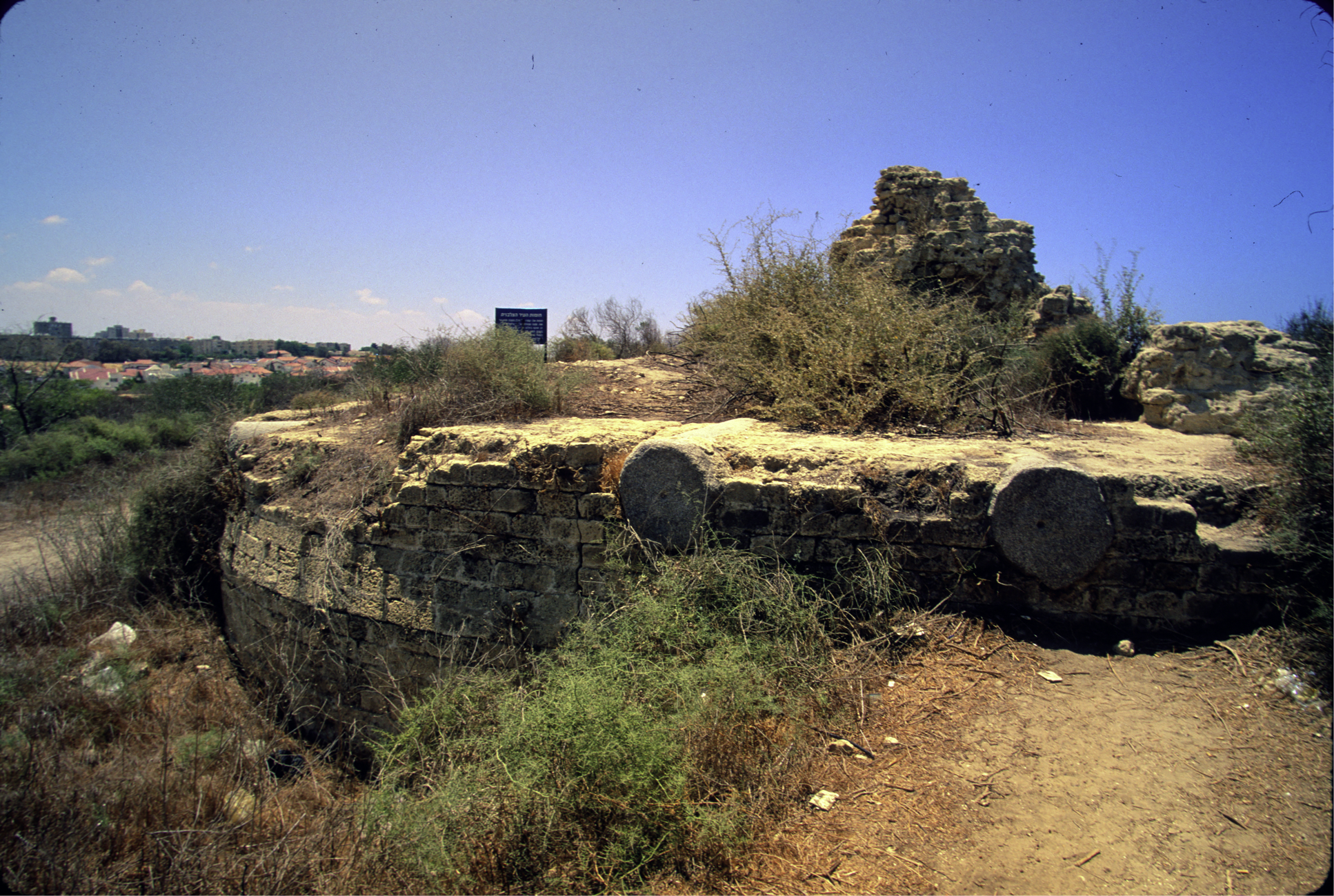Remains of one of the medieval towers