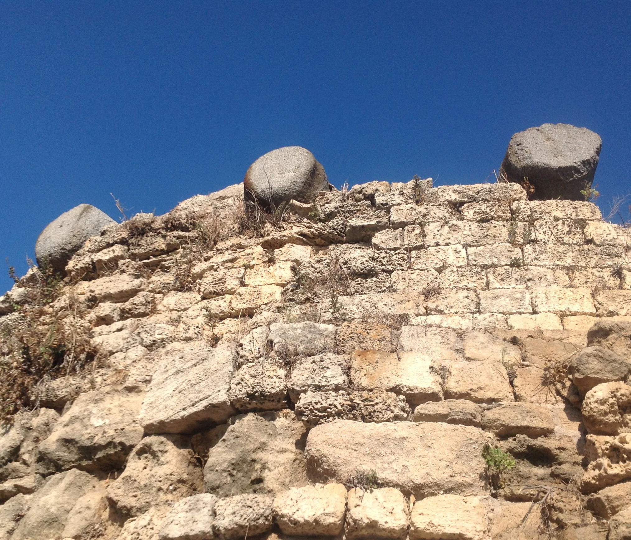 Looking up at the Snake Tower from near its base