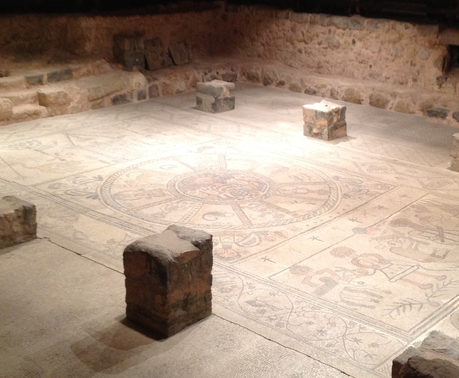Mosaic in Beit Alfa (Alpha)