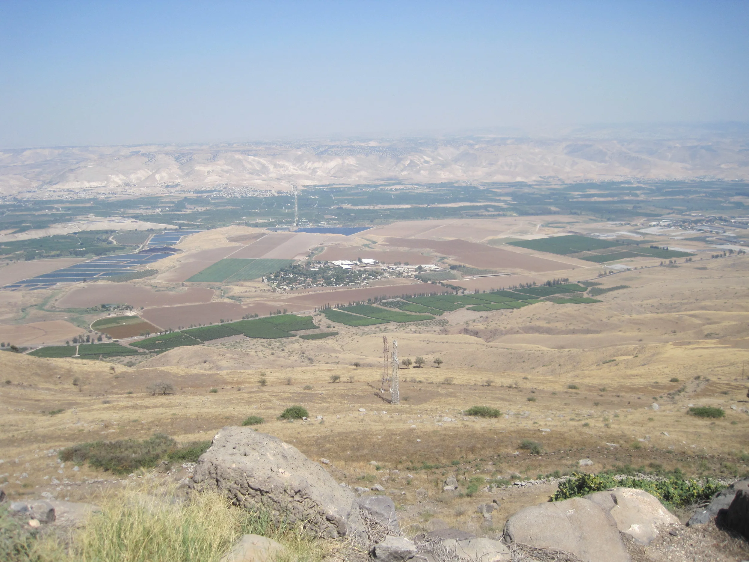 View of Jordan from the highest part of the fortress.