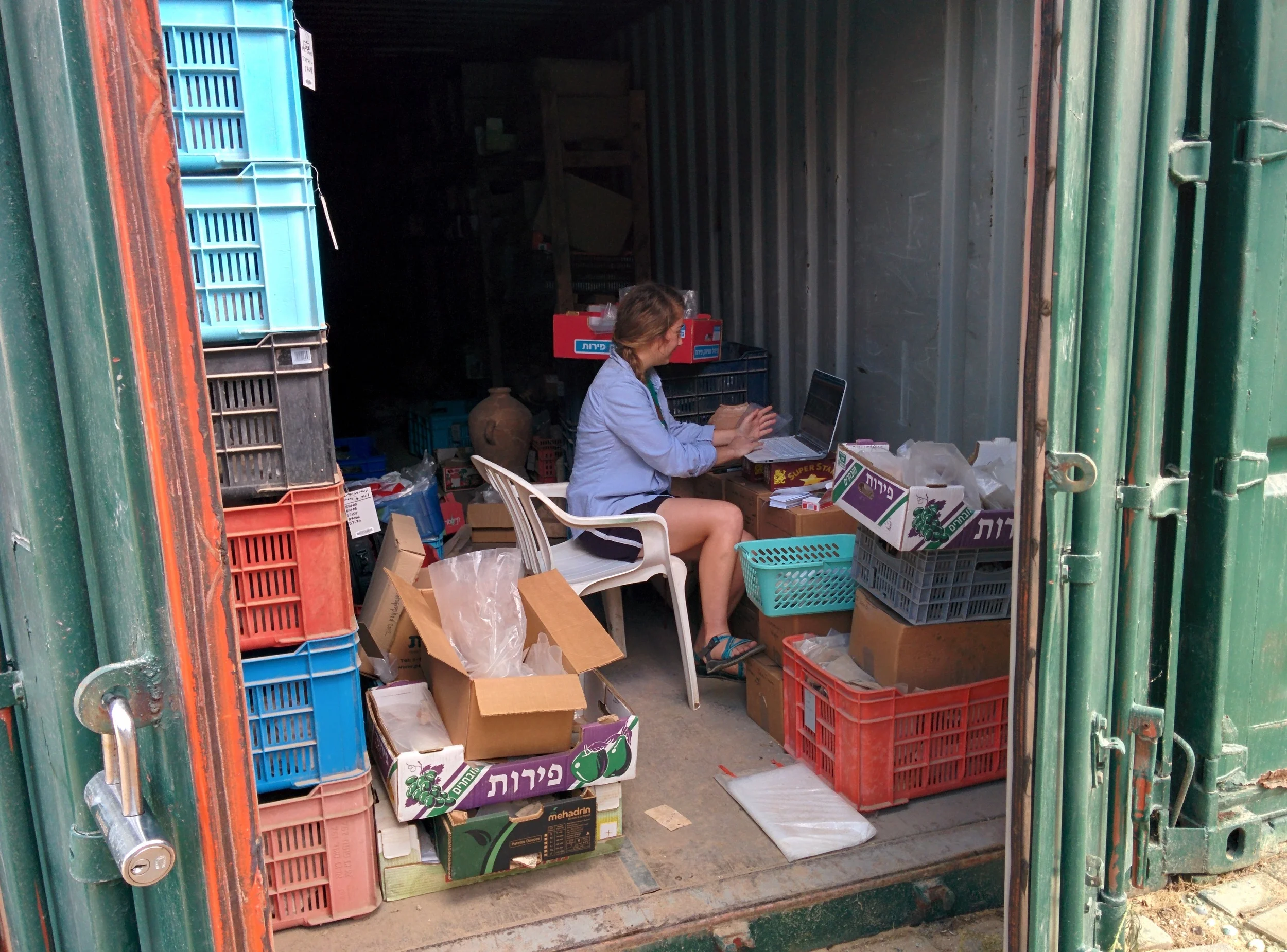 "Office" in a container