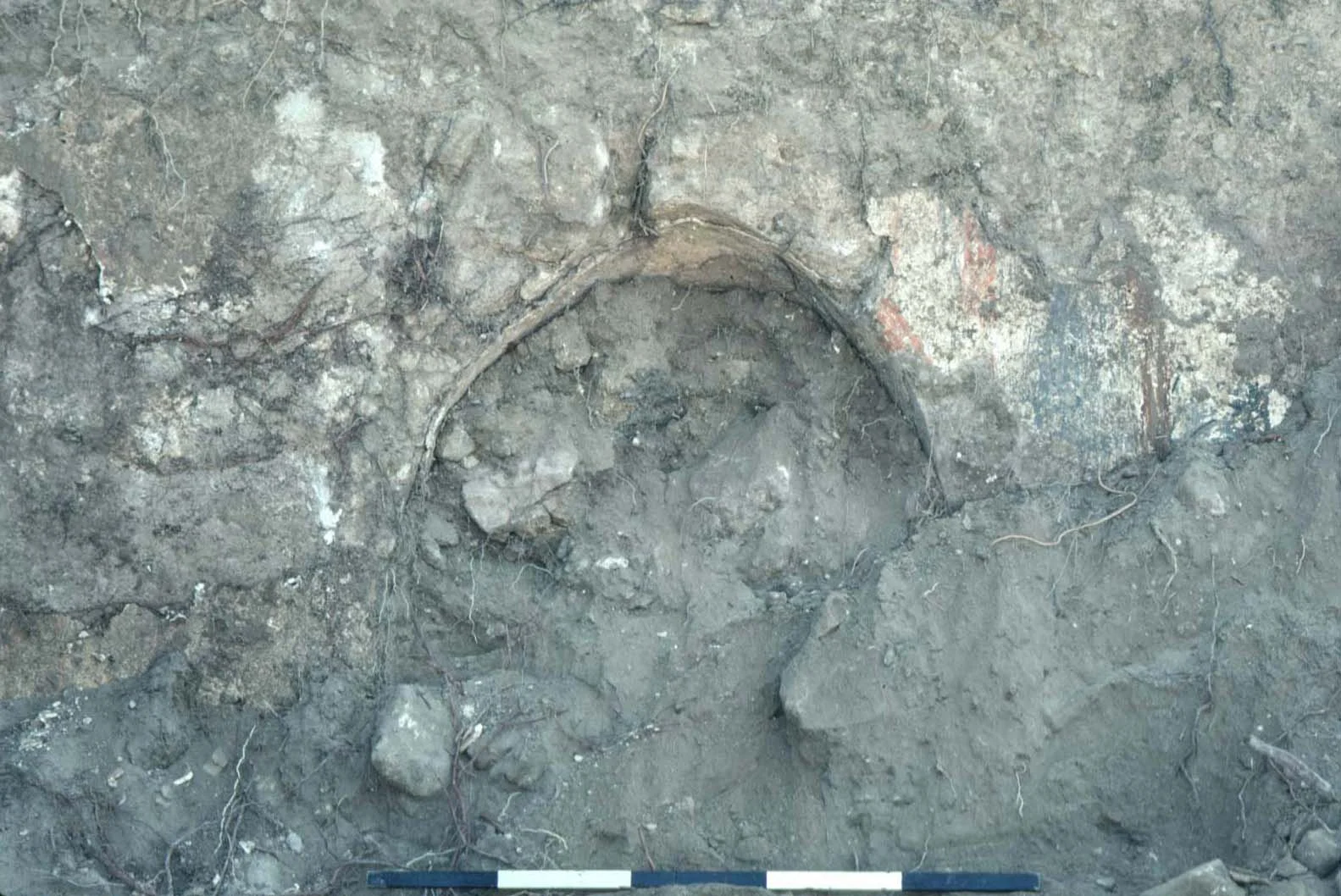 The first official photo of the excavation