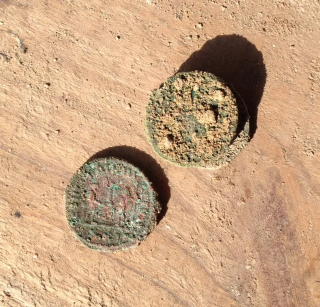 Coins found in Grid 25