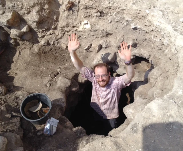 Ben in the new sewer in Grid 47
