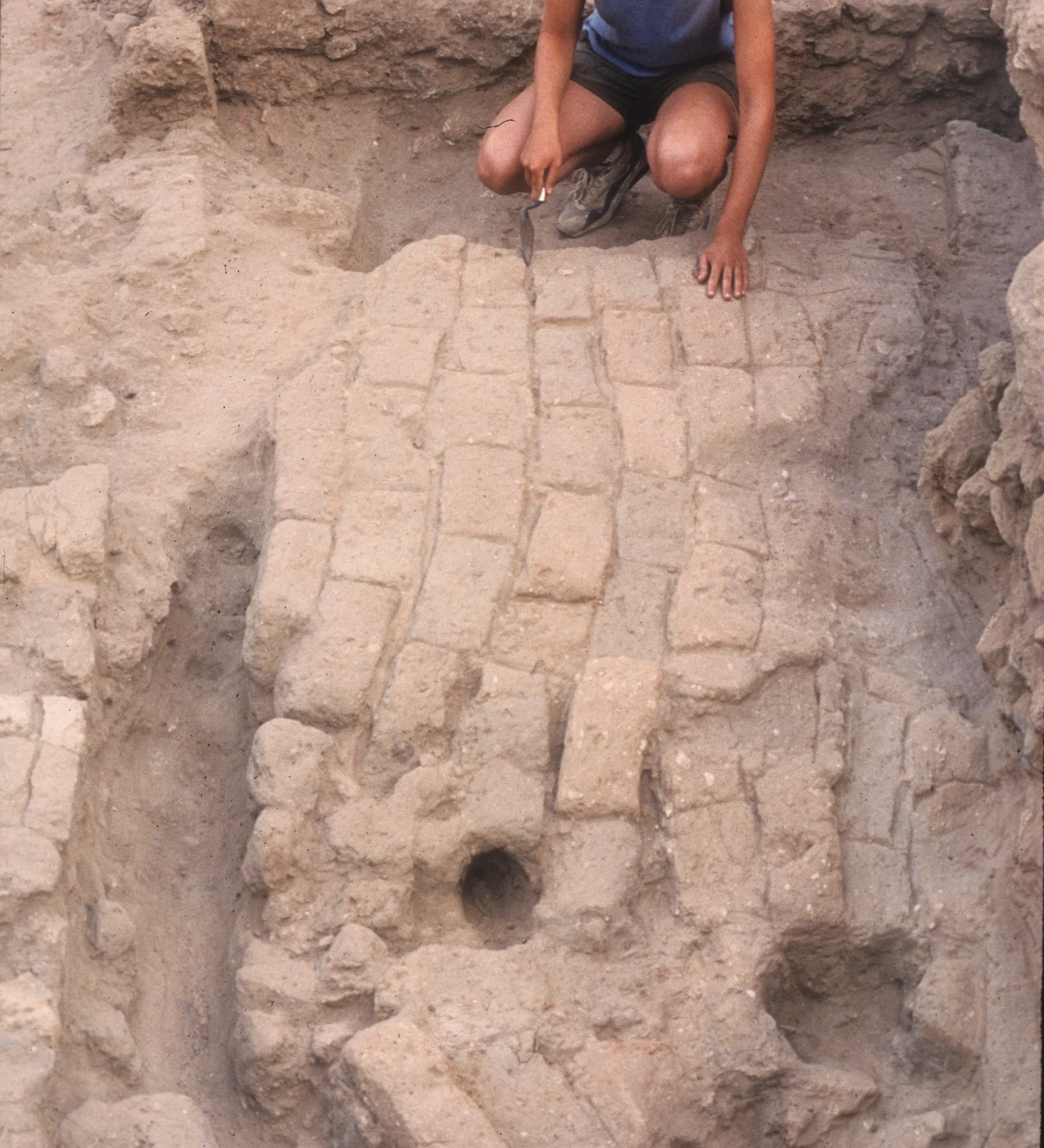 One of the most common building materials at Ashkelon? Mudbrick.