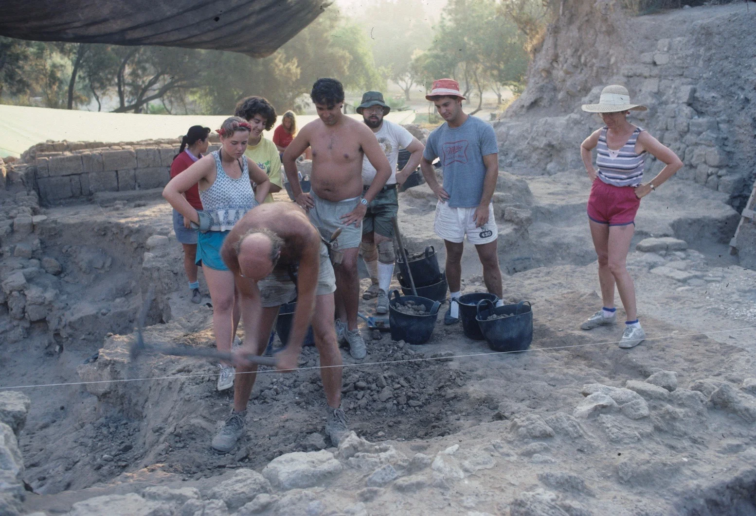 Supervisors and volunteers in Grid 38 (This was the first season of a current staff member. Can you guess who it is?)