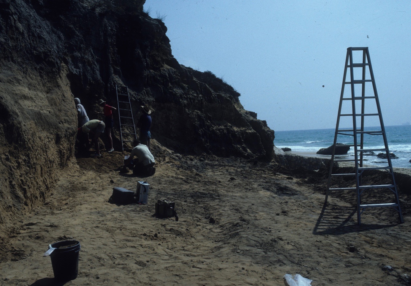 Excavating in 1989