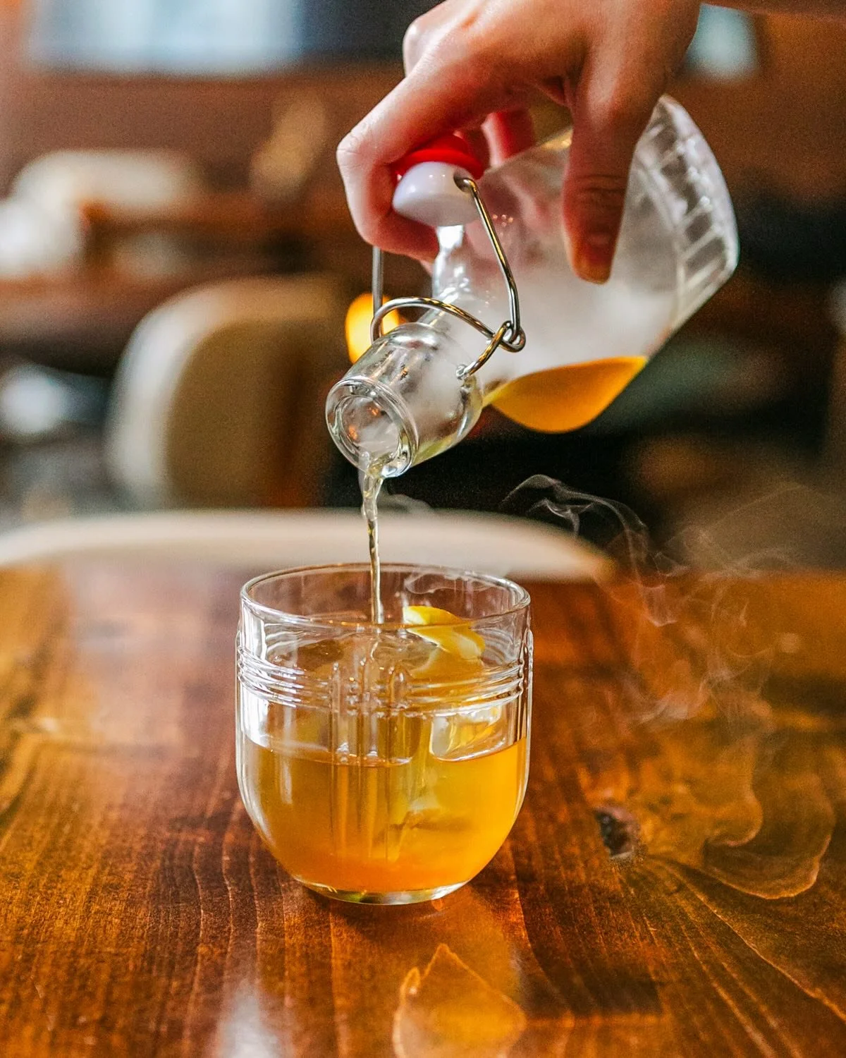 NEW Brunch Cocktail: TIMELY FASHIONED 

Our brunch-only take on an Old Fashioned. Brown butter&ndash;washed Buffalo Trace bourbon, Fernet Branca, maple syrup, coffee tincture and smoked to order. Rich, aromatic, and best enjoyed with a friend by the 