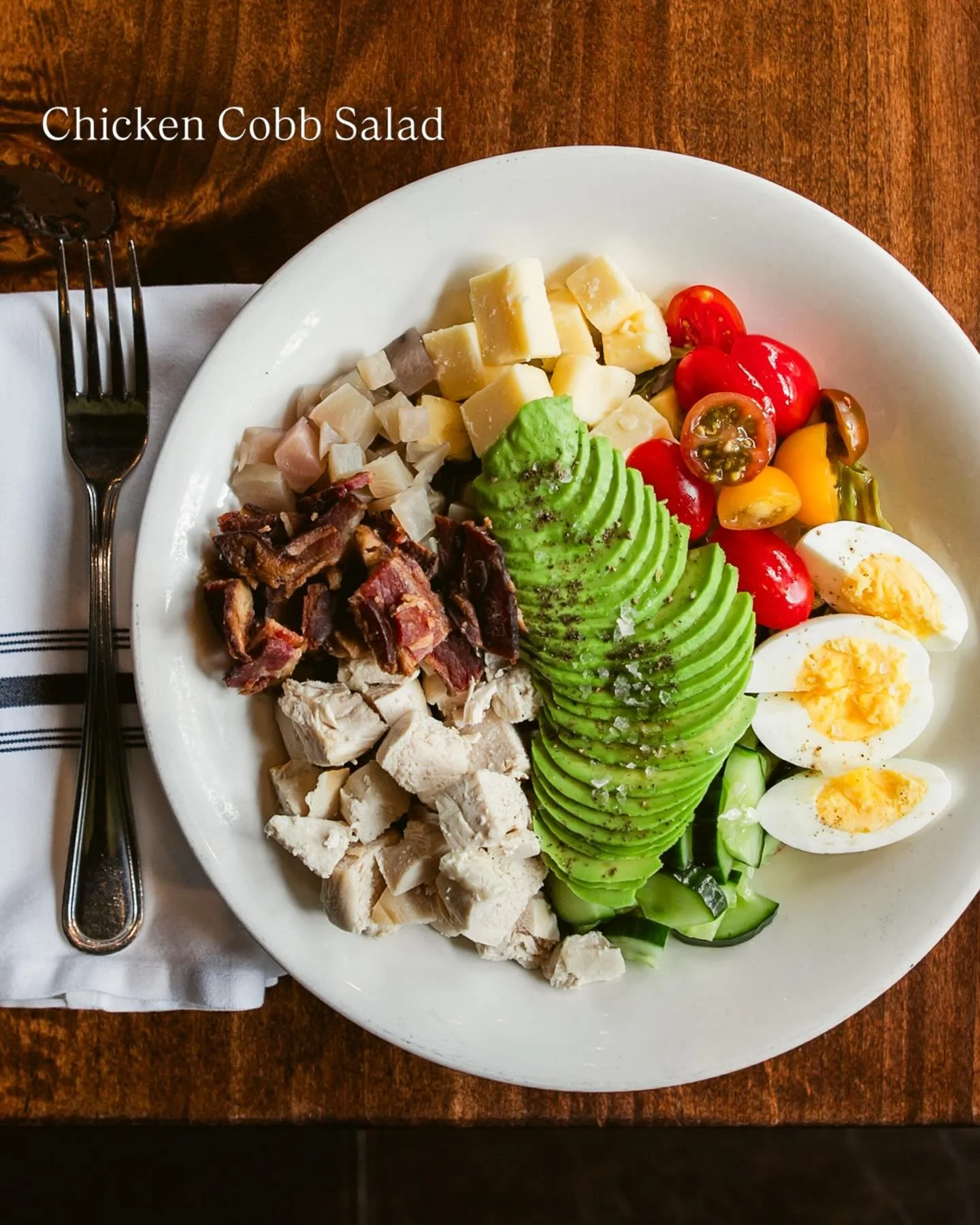 A little brightness for these gray Portland days. 🍅🥑🥬 

Our new&nbsp;CHICKEN COBB SALAD&nbsp;brings together grilled chicken breast, Chioggia beets, hard boiled egg, cucumber, grape tomatoes, Tillamook aged white cheddar, Nueske&rsquo;s bacon, avo