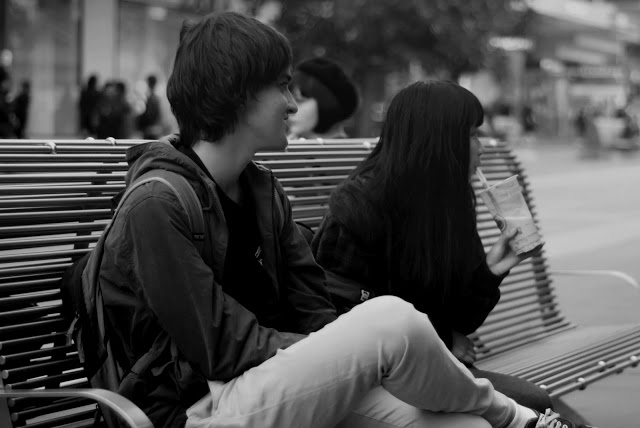 jeannine tan and a boy