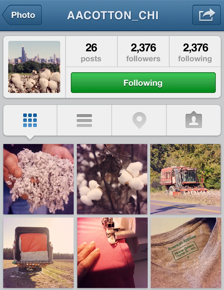 Daily photos and videos will document the entire process of making your shirt.