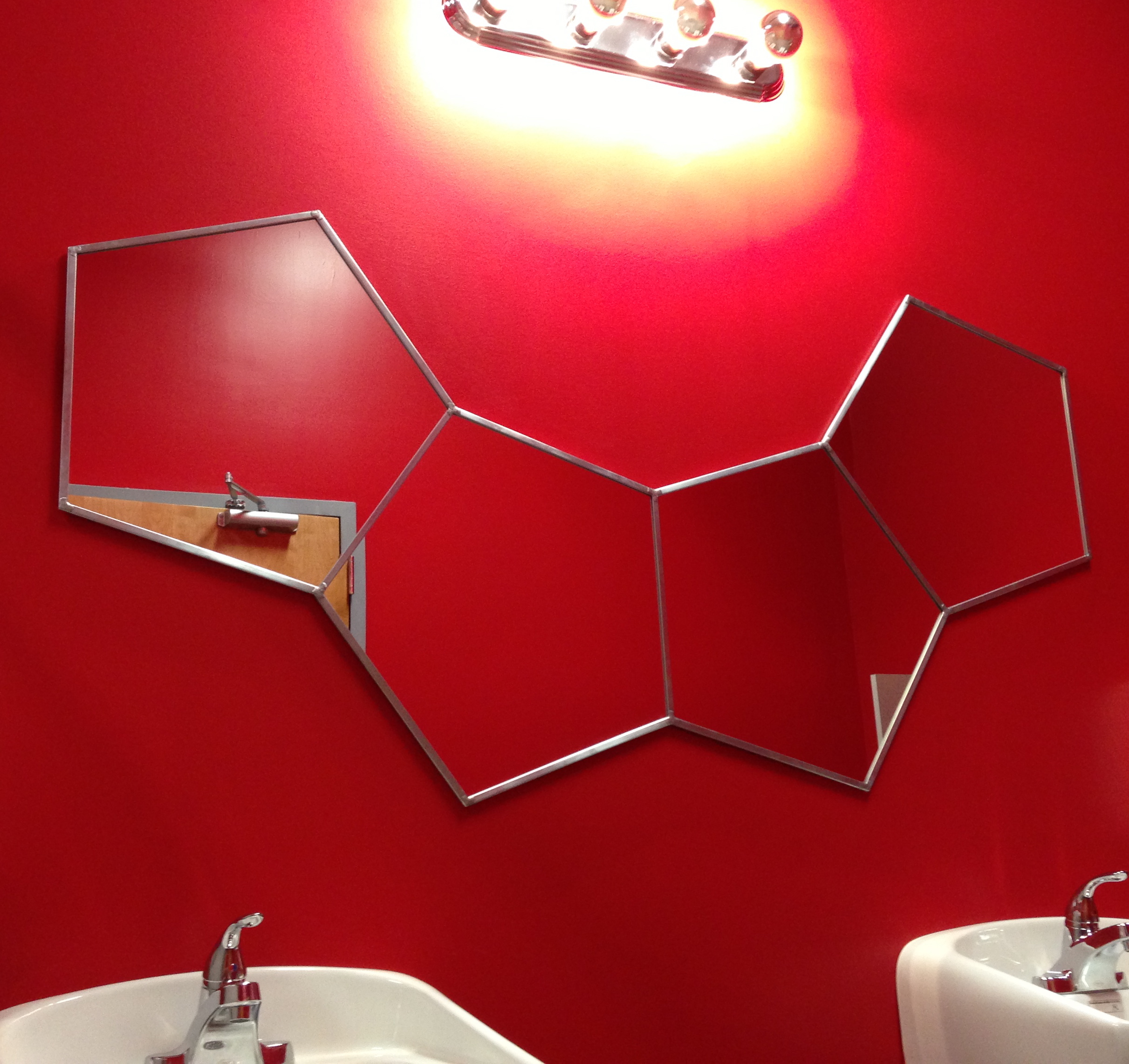  Men's Bathroom Mirror @ the Mothlight - Asheville, NC 