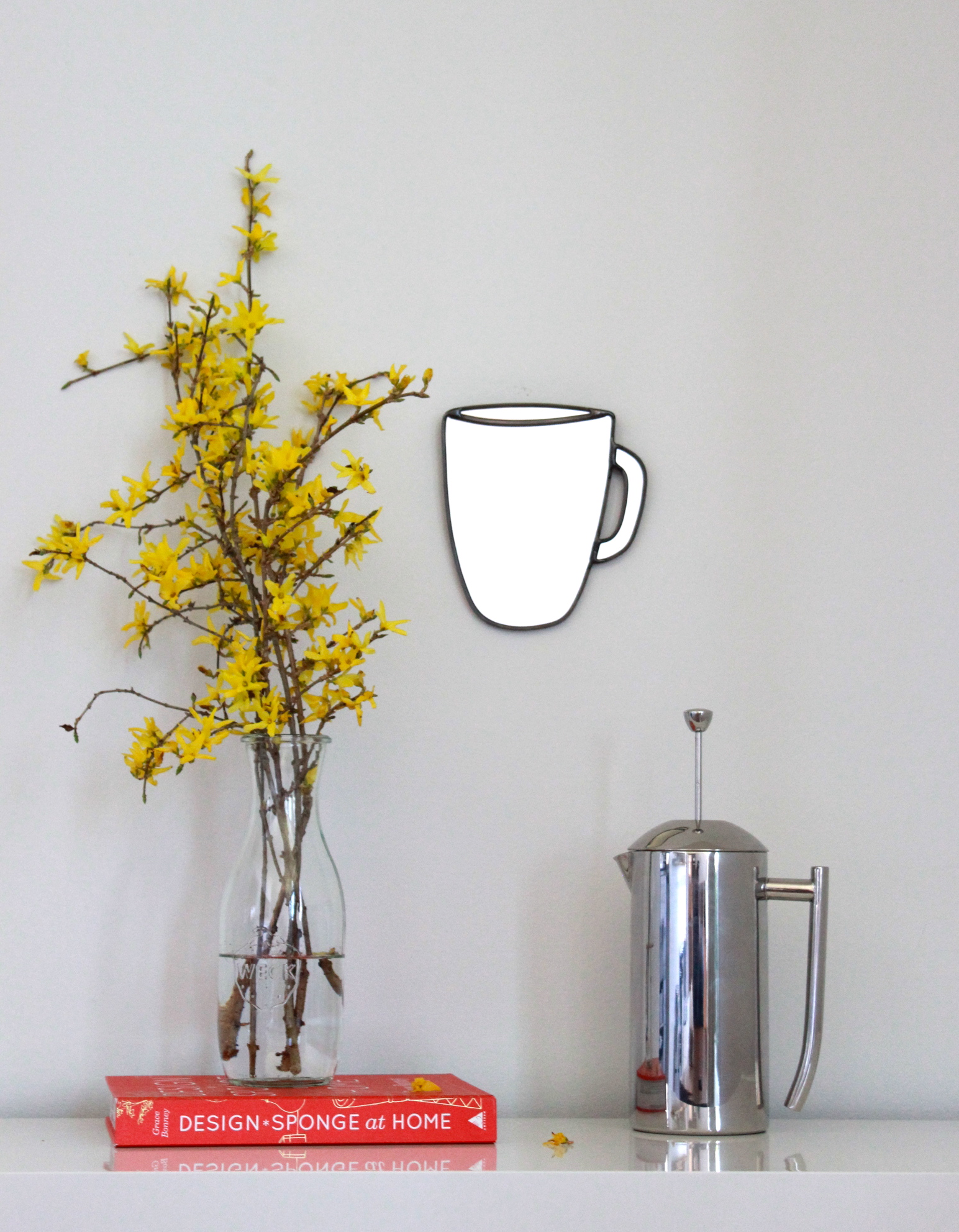 coffee / mug wall mirror