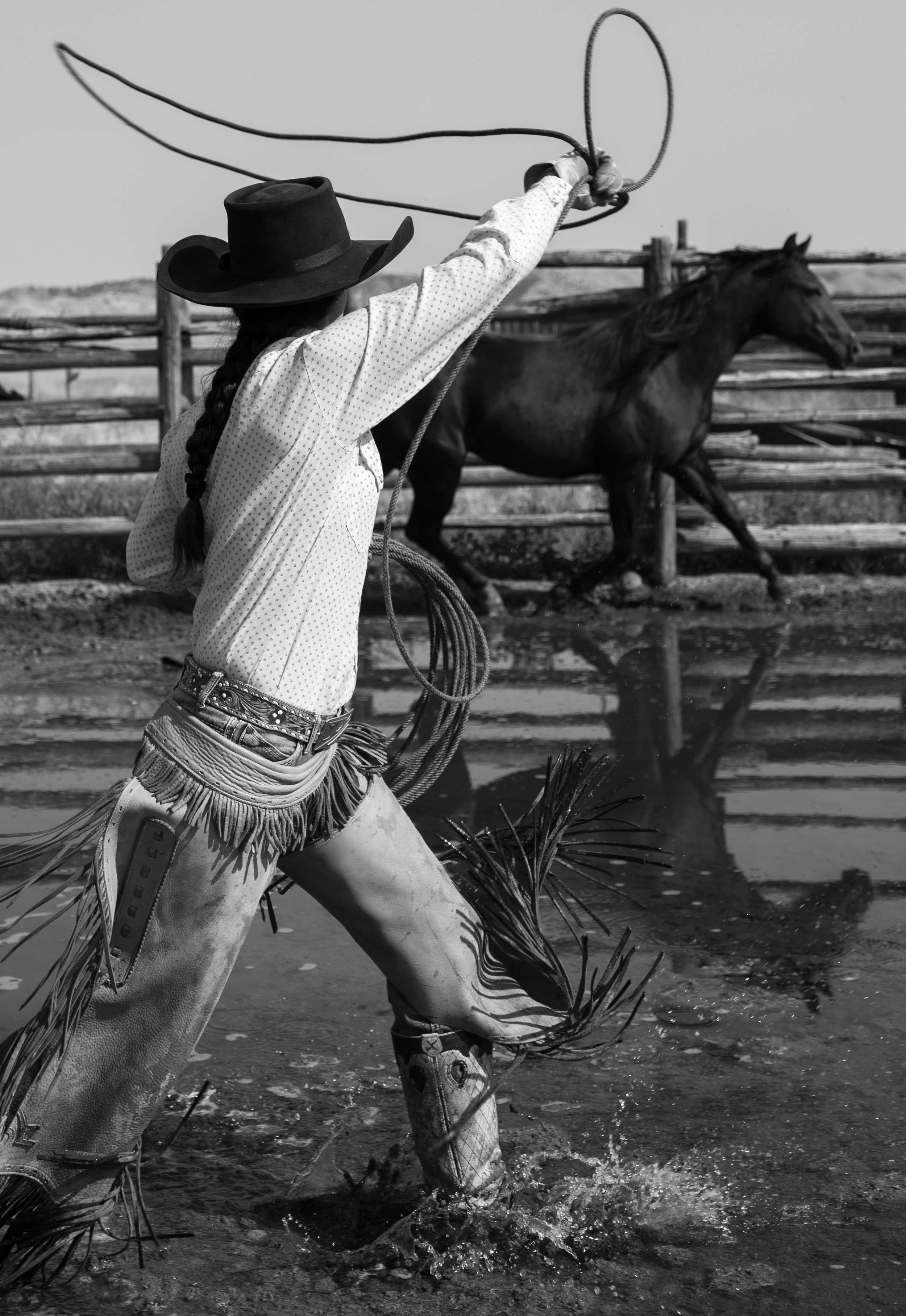 Olivia, Meeteetse Wyoming.                                                                                             Winner of The Cowboys and Indians 2025 Photo contest The West From Here. 