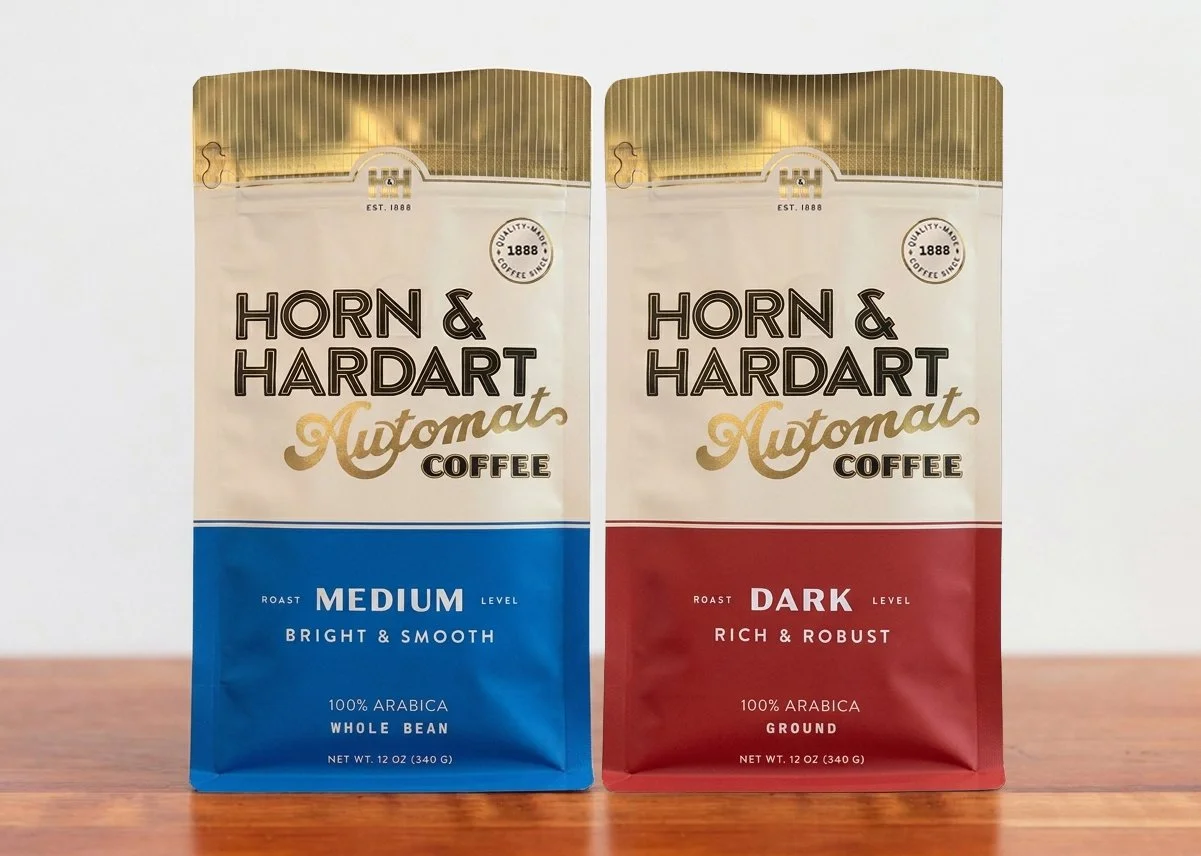 Dark & Medium Roast Coffee Packaging