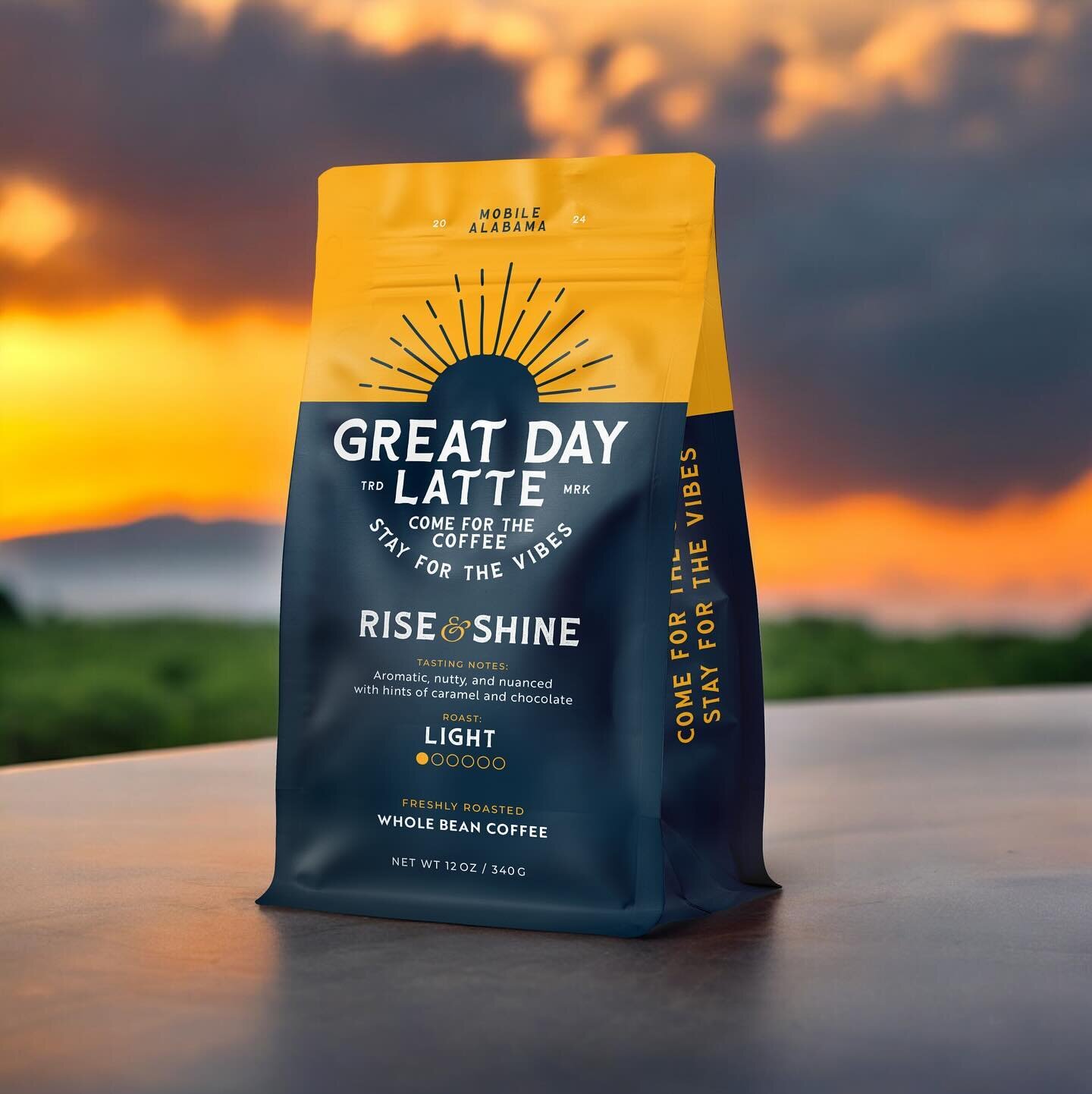 Working with sweet, friendly, appreciative clients makes my heart sing. Thank you @greatdaylatte and @iamericabarrett for making GREAT things happen 🫶

New #coffee #branding and #packaging for Great Day Latte (coming soon) in Mobile, Alabama.