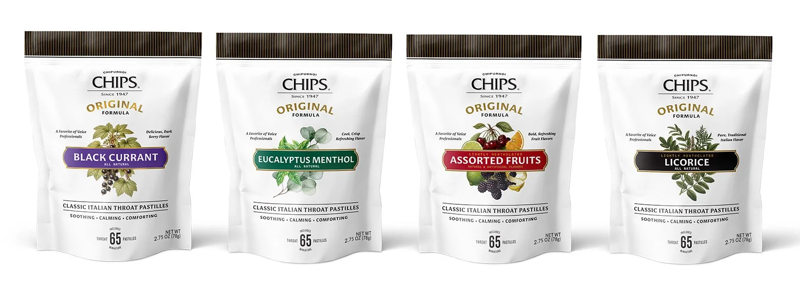 Chips Throat Pastilles Lozenges