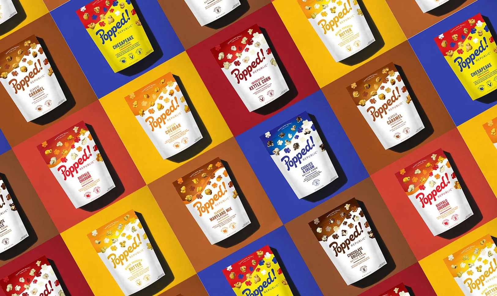 Popped! Republic Popcorn Packaging