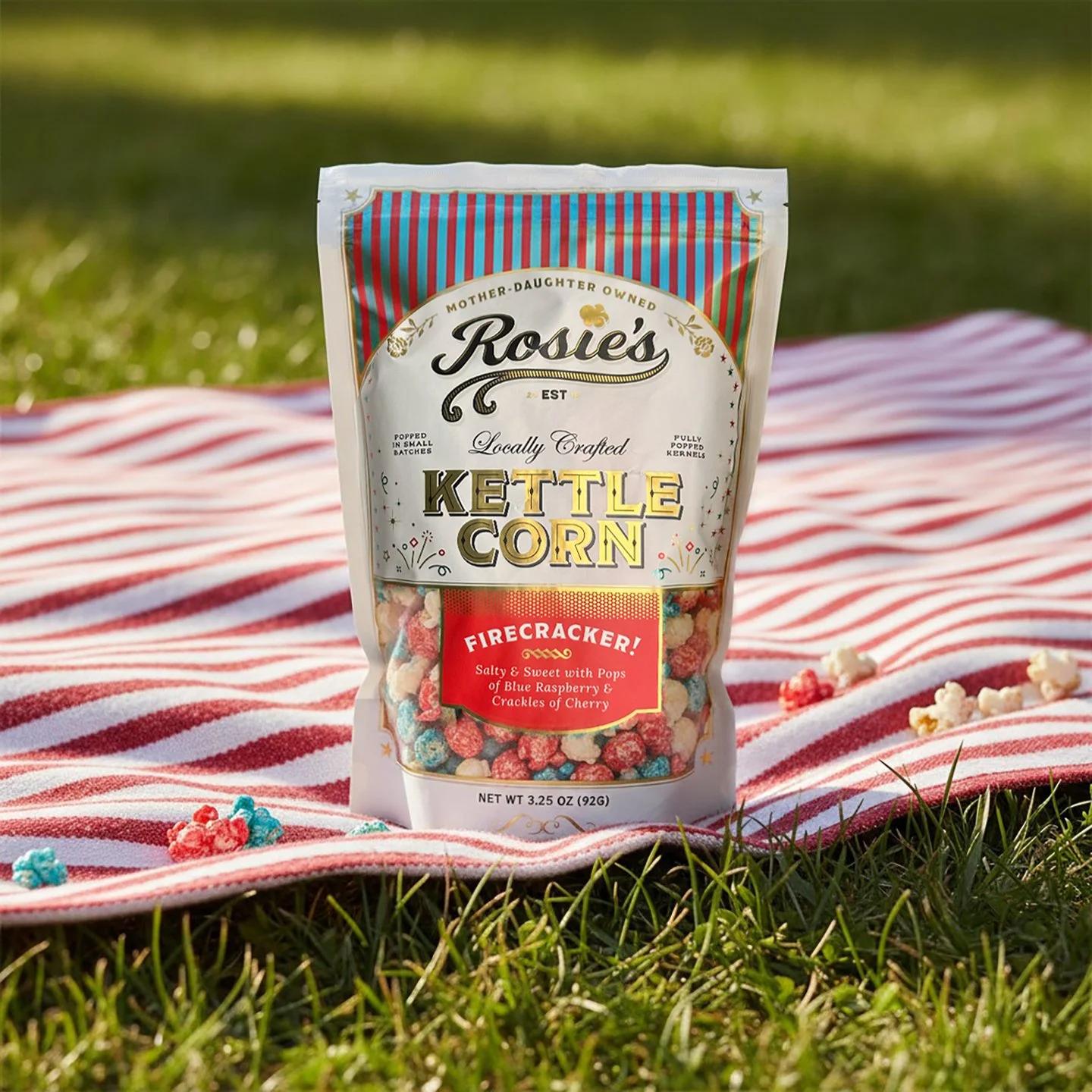 Rosie's Kettle Corn Packaging